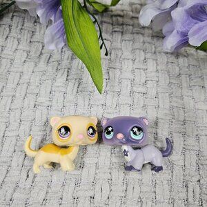 Littlest Pet Shop LPS Ferrets #482 & #653